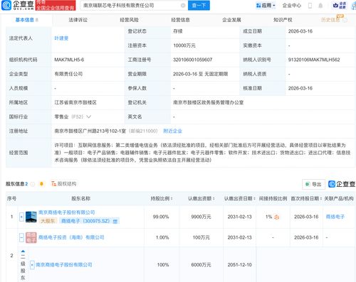 商絡(luò)電子戰(zhàn)略布局再落一子 南京瑞聯(lián)芯電子科技公司成立，進(jìn)軍電信增值業(yè)務(wù)新藍(lán)海